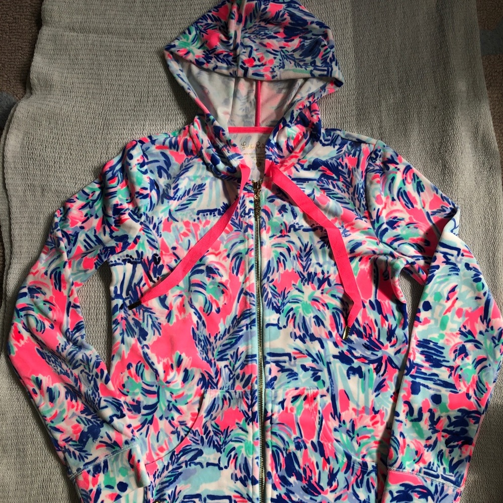 Lily Pulitzer Zip Up Sweatshirt